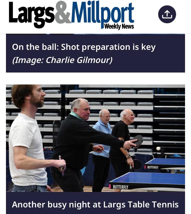 Largs Table Tennis Club